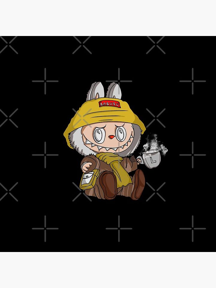 Labubu drink Pillow, Cute Labubu Pillows Gift, Gift for Fan