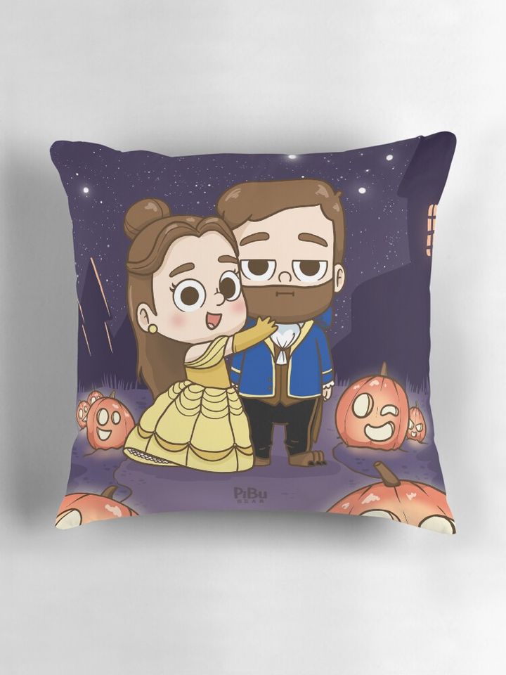Pibu-beauty and beast - Pibubear Pillow