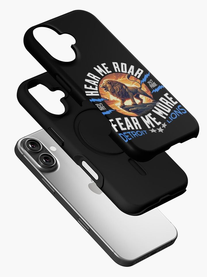DETROIT LIONS - HEAR ME ROAR iPhone Case
