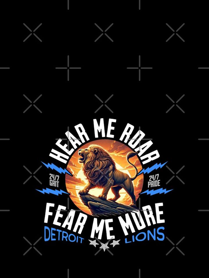 DETROIT LIONS - HEAR ME ROAR iPhone Case