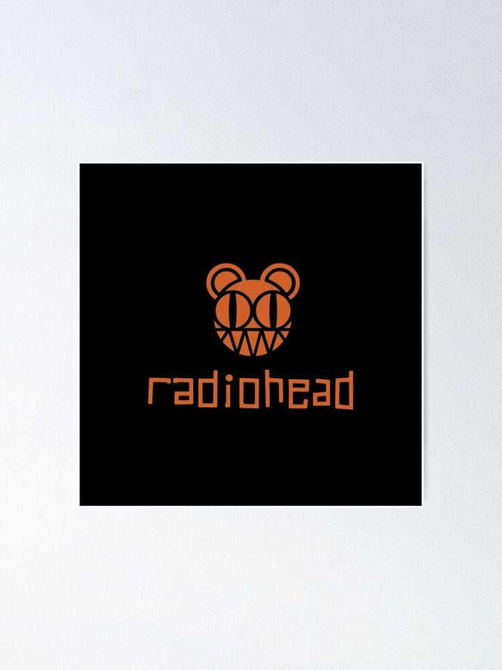 Radiohead Poster Classic Alternative Rock Band Print
