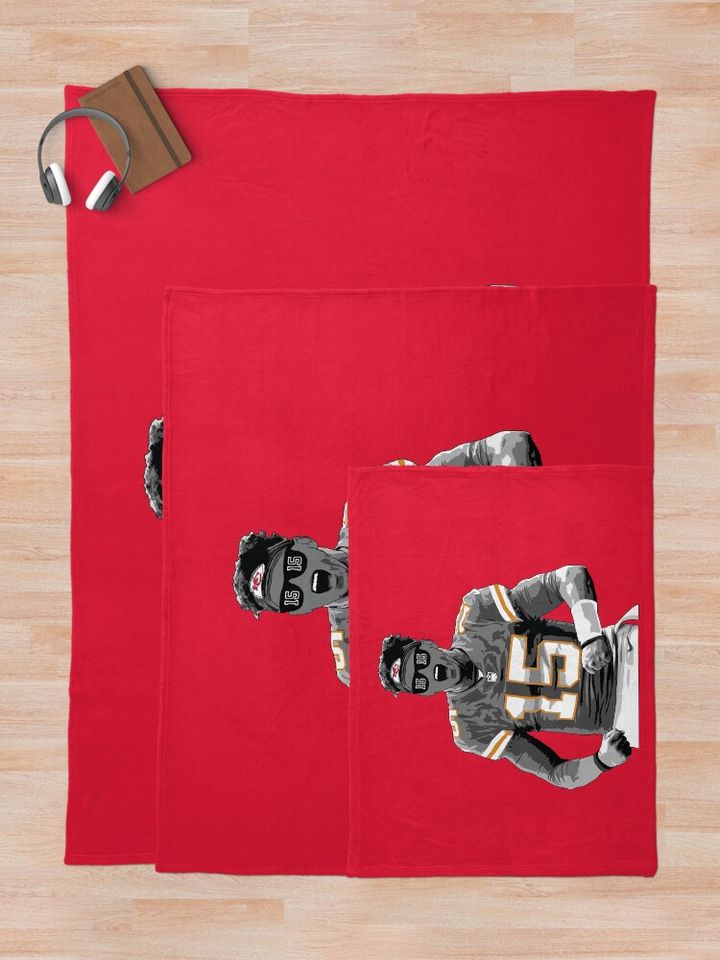Patrick Mahomes Thuglife Throw Blanket, Gift for Fan