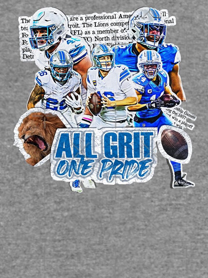 All Grit One Pride Lions Paper Lightweight Sweatshirt