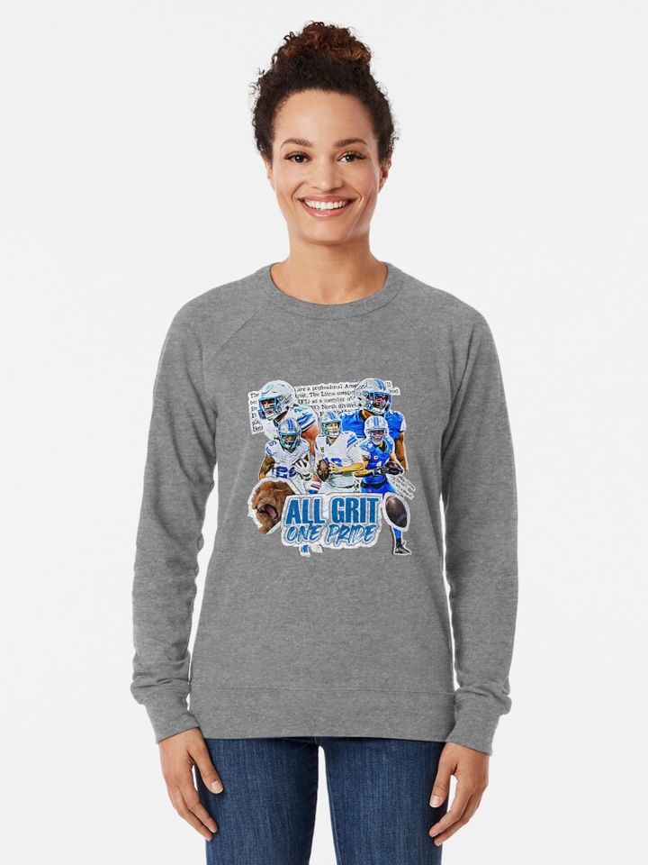 All Grit One Pride Lions Paper Lightweight Sweatshirt