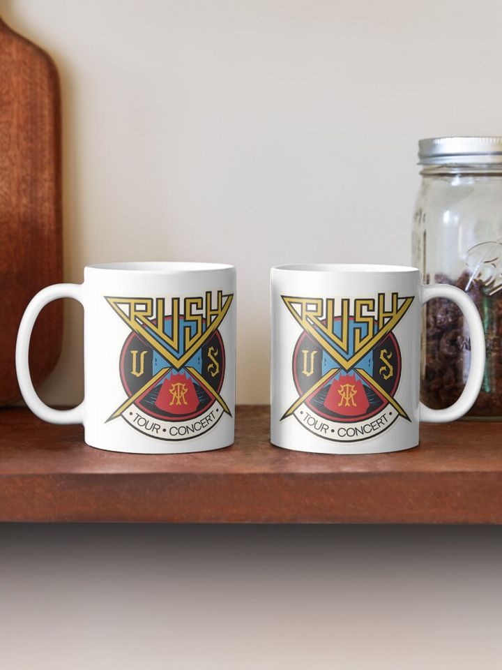Rush Band Tour Concert Sticker Coffee Mug