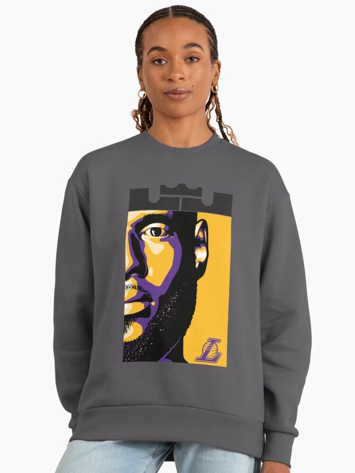 LeBron's Impact on the Game Premium Oversized Sweatshirt