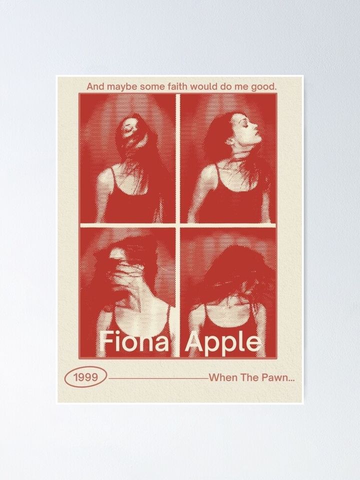 Fiona Apple - When the Pawn Graphic Design  Poster