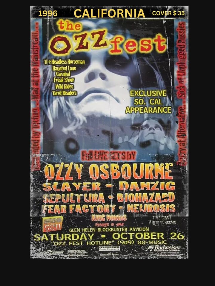 OZZFEST – Vintage Poster - GREATEST CONCERTS COLLECTION Classic T-Shirt