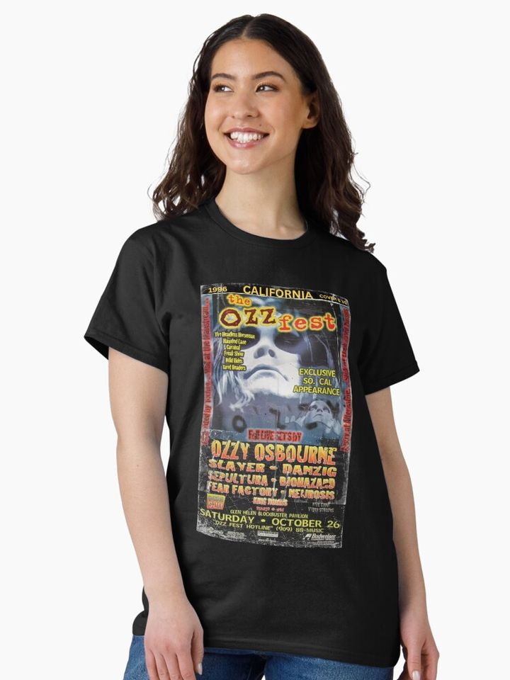 OZZFEST – Vintage Poster - GREATEST CONCERTS COLLECTION Classic T-Shirt