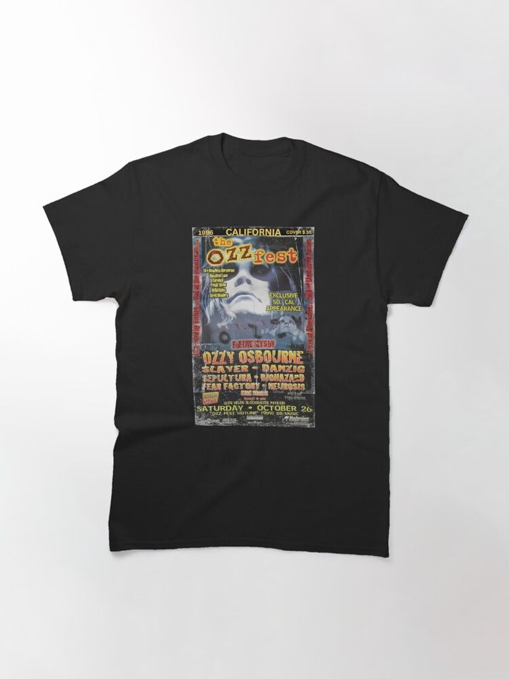 OZZFEST – Vintage Poster - GREATEST CONCERTS COLLECTION Classic T-Shirt