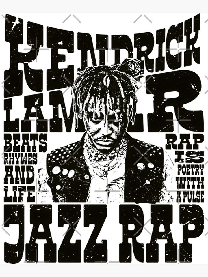 Retro Rapper 90s Poster