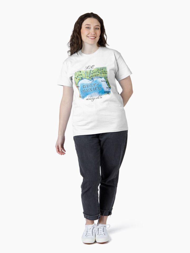 Gulf of Mexico map Classic T-Shirt