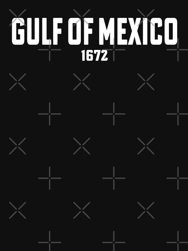 Gulf Of Mexico 1672 Simple Subtle Essential T-Shirt