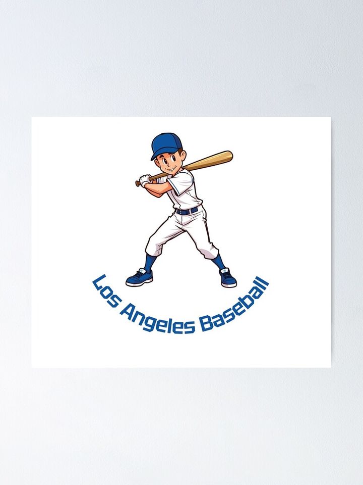 Player in baseball uniform Poster