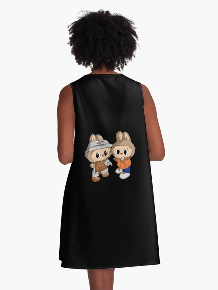Labubu cute style A-Line Dress, Gift for Her