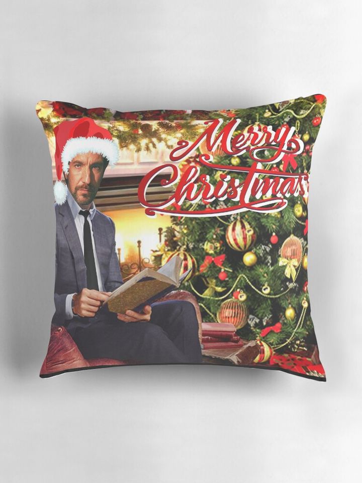 Die Hard Hans Gruber Merry Christmas Pillow