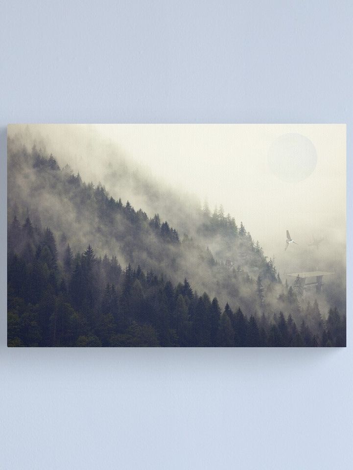 Forest Moon Canvas Print
