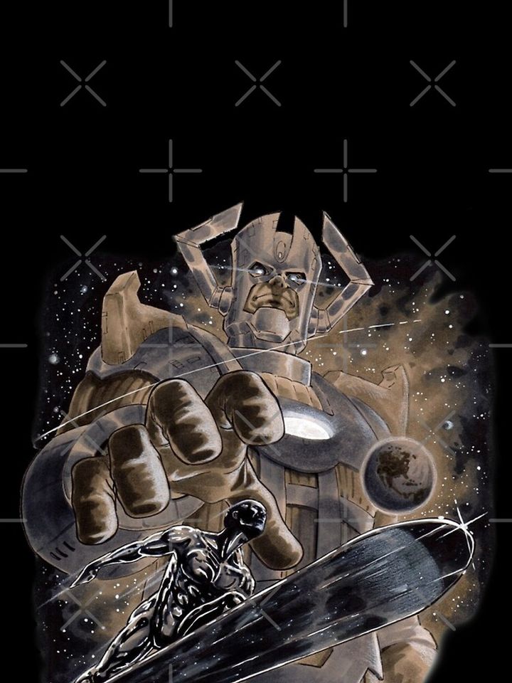 Silver Surfer & Galactus  iPhone Case