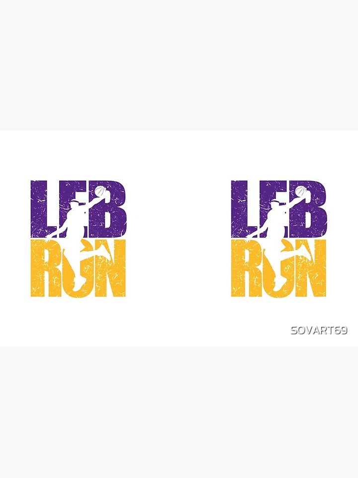 Lebron James Lakers Colors Dunking Mug