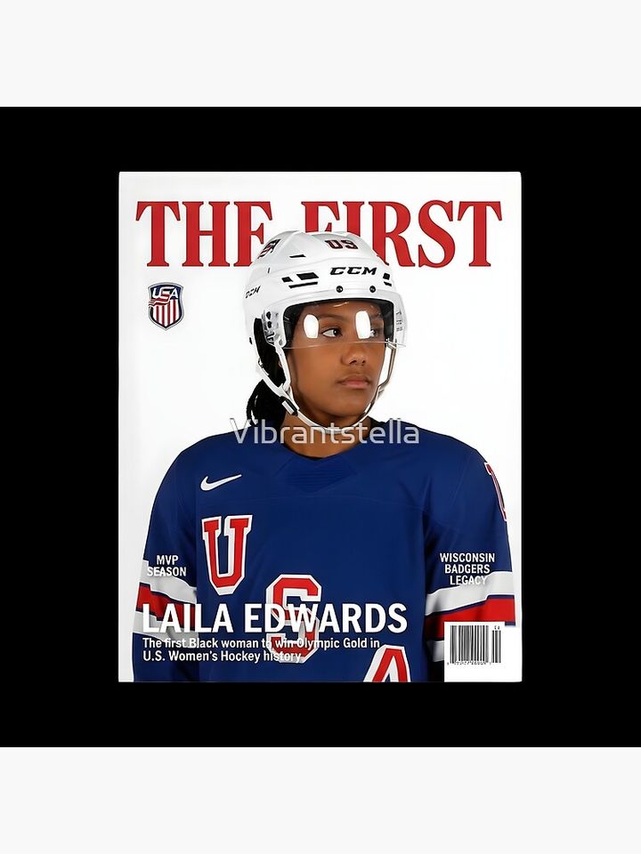 Laila Edwards Team USA Hockey Gold  Poster
