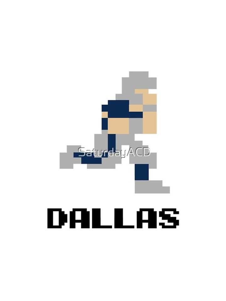 8 bit Dallas Football 2 iPhone Case
