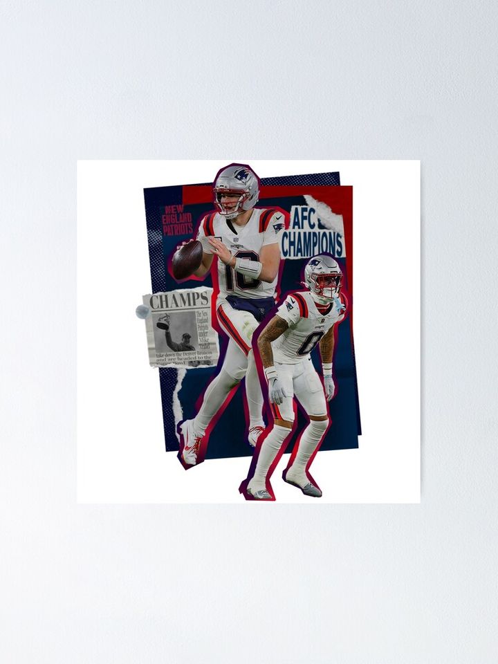 New England Patriots Premium Matte Vertical Poster