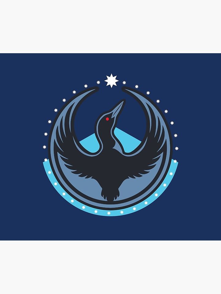 "L'Étoile du Nord" - Minnesota Rebel Alliance Throw Blanket