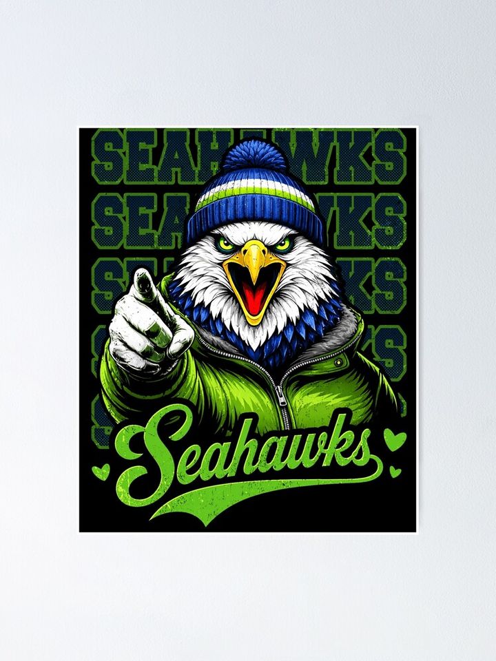 Seahawks Vertical Poster - Premium Matte Home & Living Art