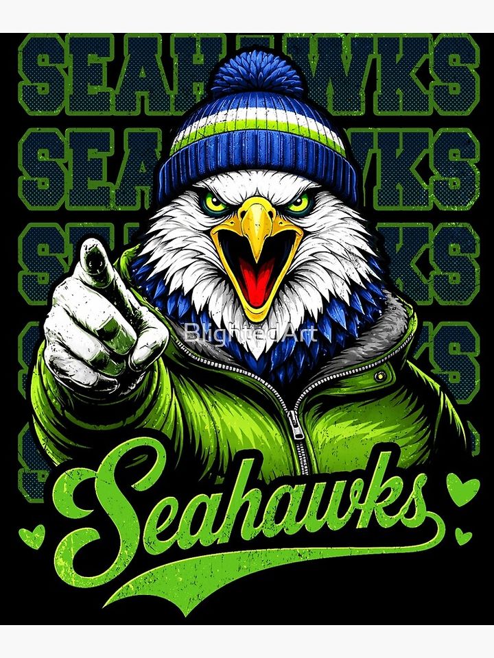 Seahawks Vertical Poster - Premium Matte Home & Living Art