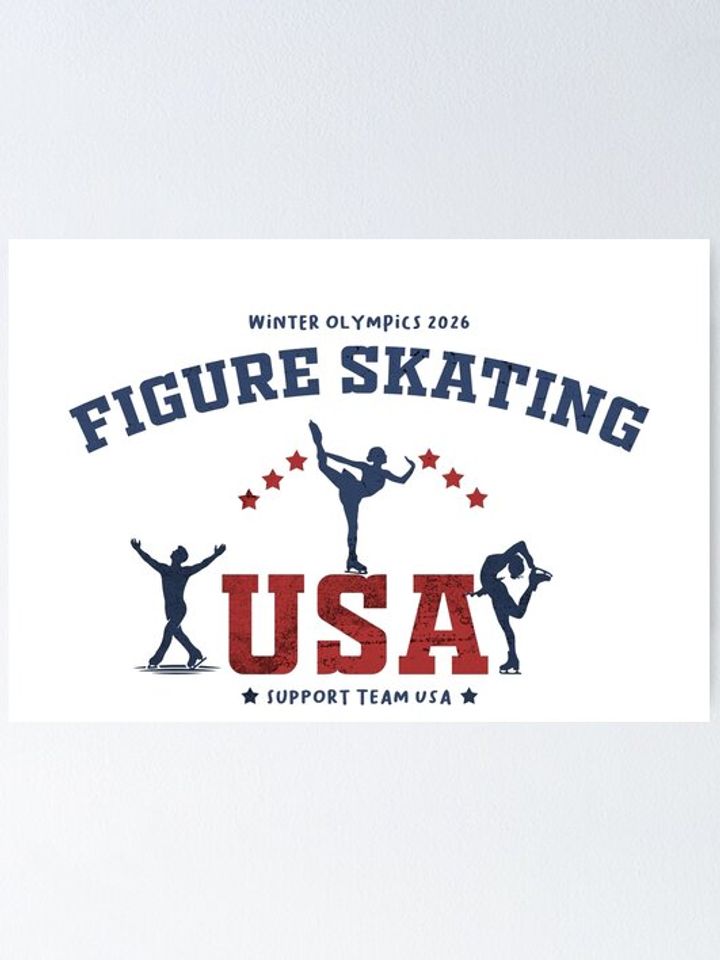 USA FIGURE SKATING  Poster