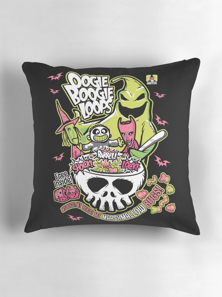 Oogie Boogie Loops Pillow