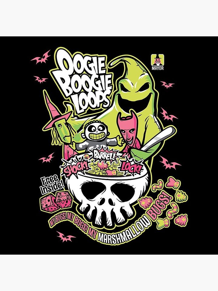 Oogie Boogie Loops Pillow