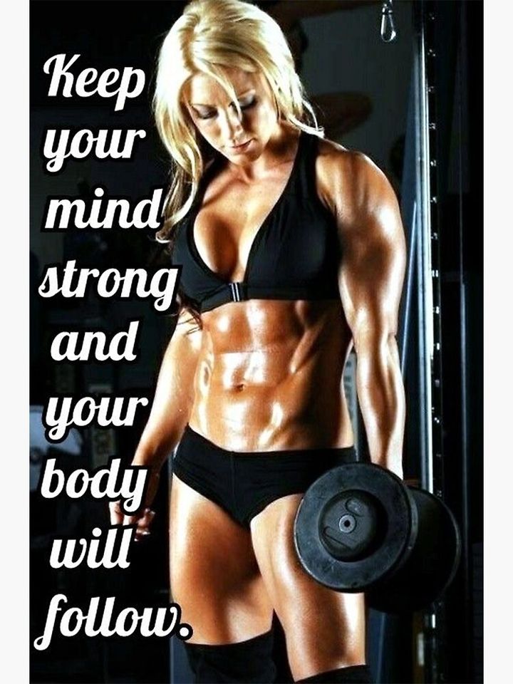 Women's Inspirational Fitness Quote Premium Matte Vertical Poster