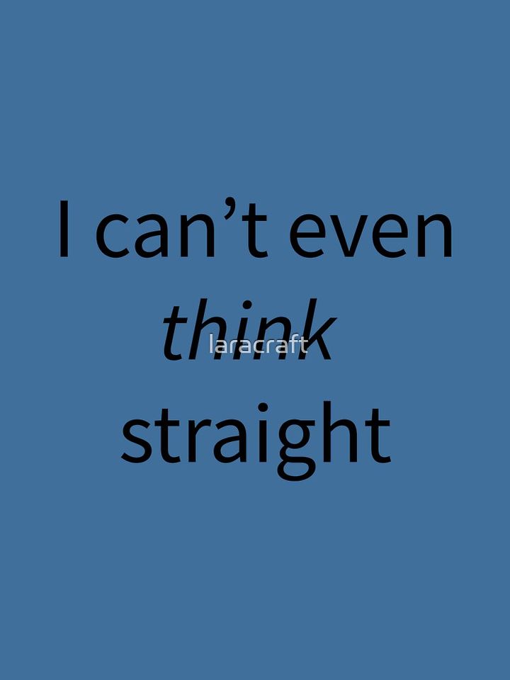I can't even think straight Lightweight Hoodie