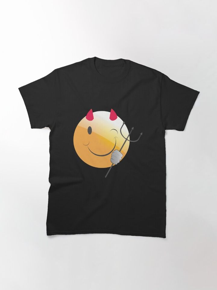 Devil Emoji Unisex Classic T-Shirt