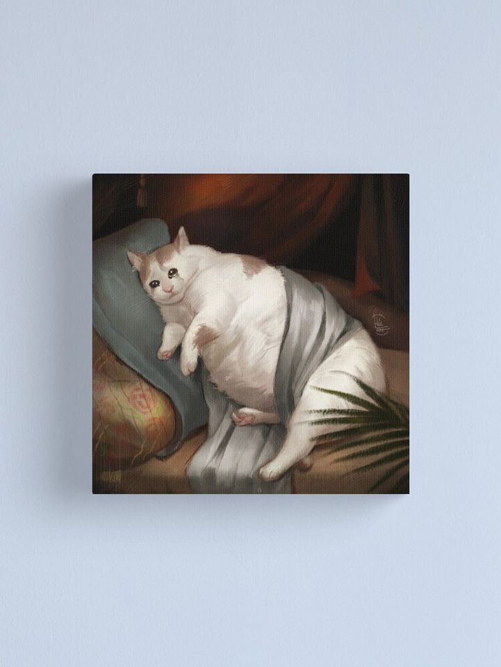 Crying in Renaissance Canvas Print