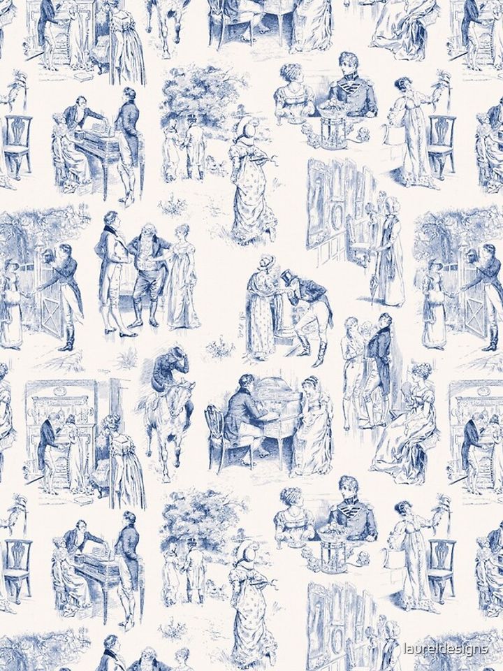 Pride and Prejudice Toile iPhone Case