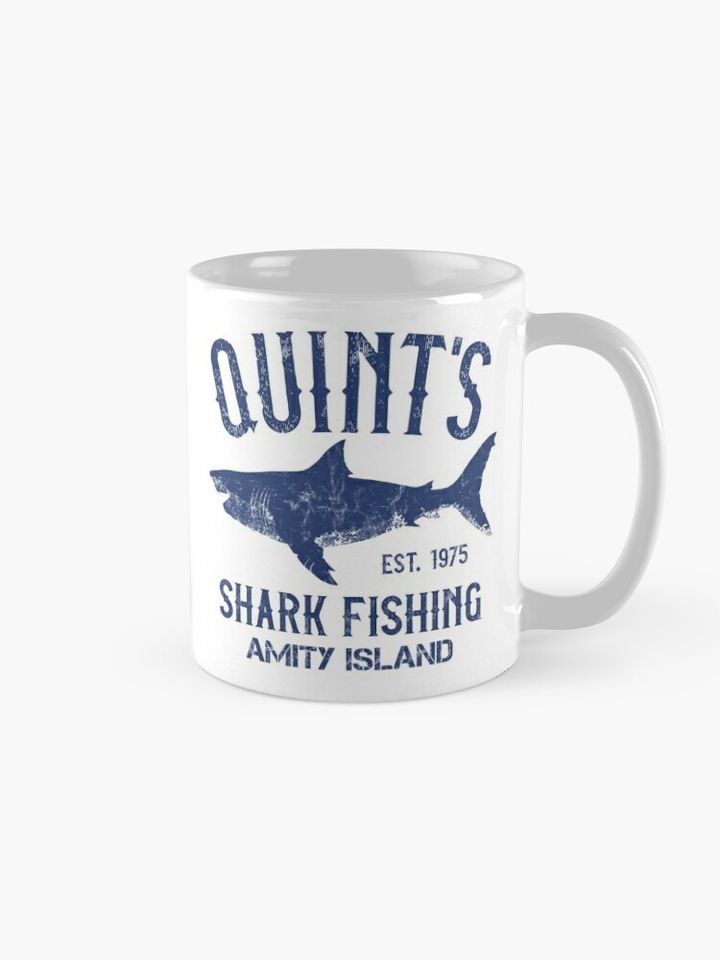 Quint's Shark Fishing - Amity Island 1975 Coffee Mug