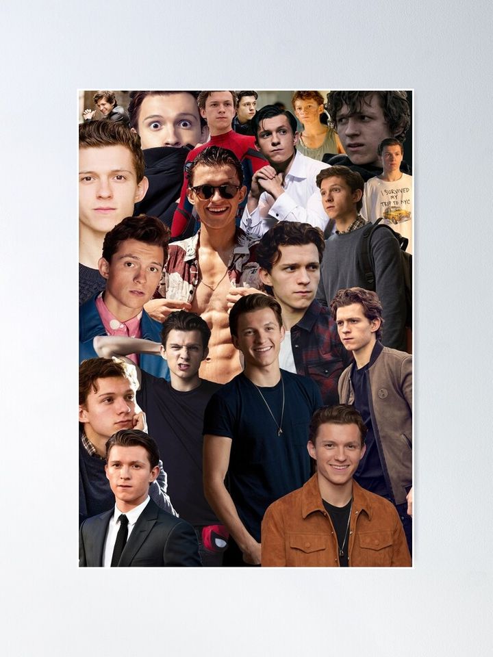 Tom Holland Collage Poster