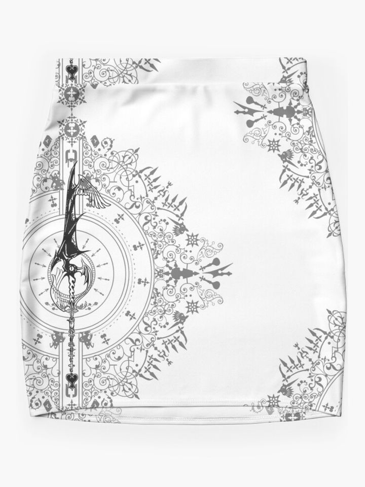 Dawn - Book 4 - Kingdom Hearts - White Mini Skirt