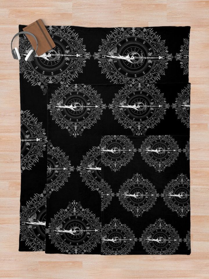 Dawn - Book 4 - Kingdom Hearts - Black Throw Blanket