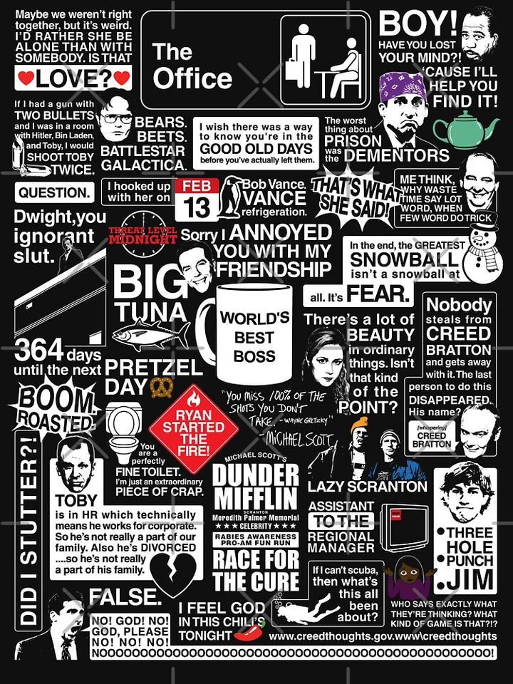 Threat Level Midnight - The Office Classic T-Shirt