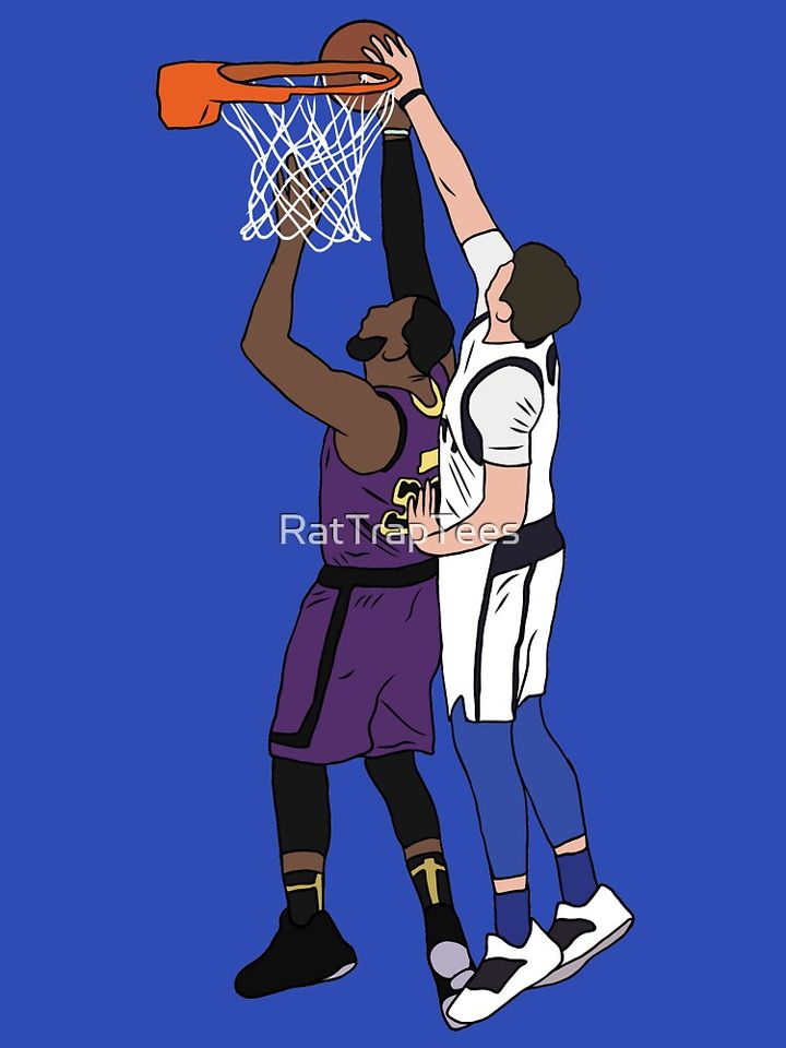 Luka Doncic Blocks LeBron James Classic T-Shirt