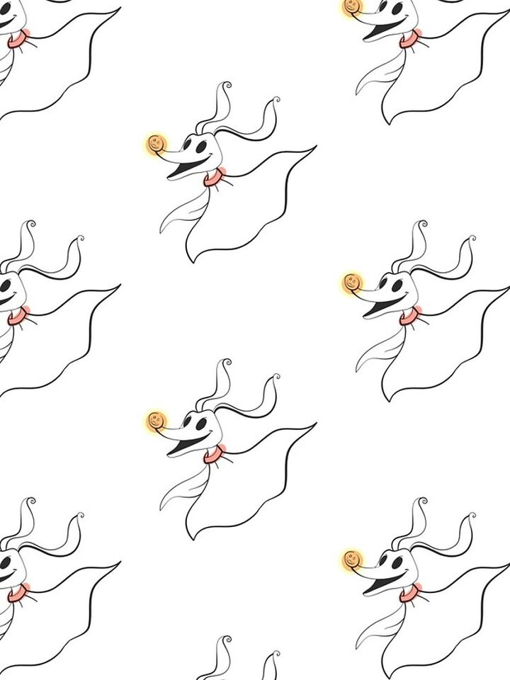 Zero from The Nightmare before Christmas iPhone Case