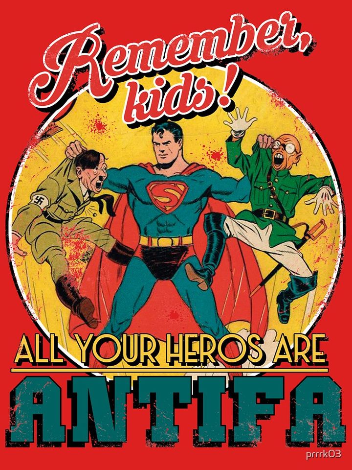 Antifa Heroes Remember Kids Retro Classic T-Shirt