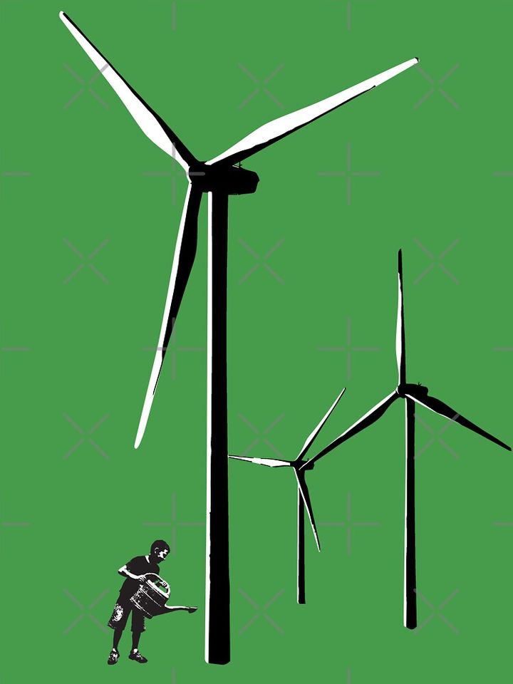 Wind Farm Kids T-Shirt