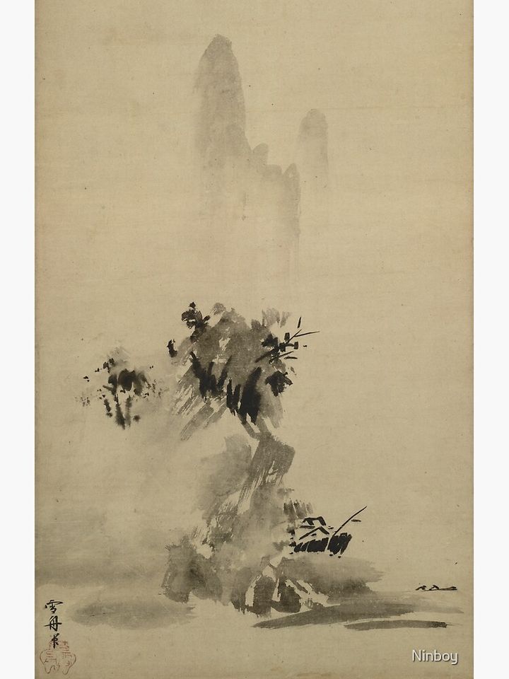 Sesshu Toyo - Broken Ink Landscape (1495) Canvas