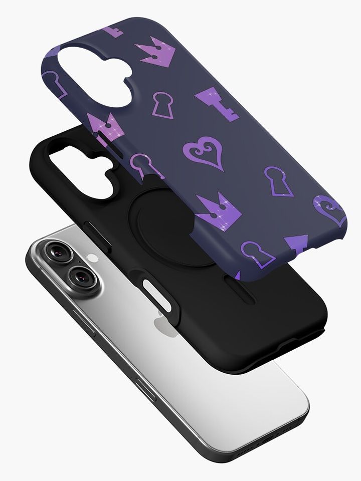 Kingdom Hearts pattern iPhone Case