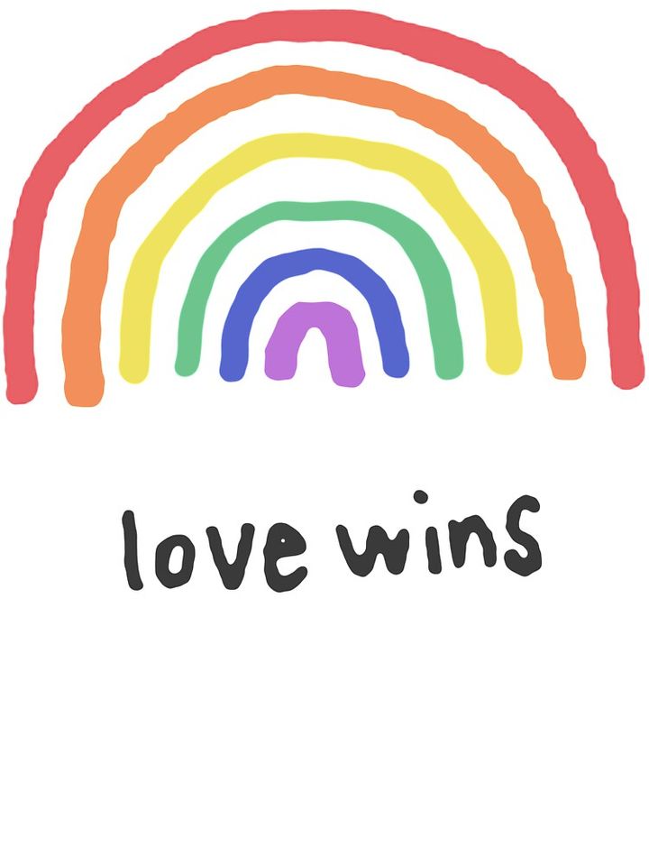 LGBTQA+  PRIDE [Love Wins] Kids T-Shirt