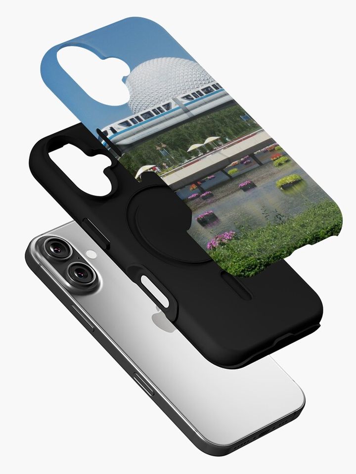 Riding around Epcot! iPhone Case